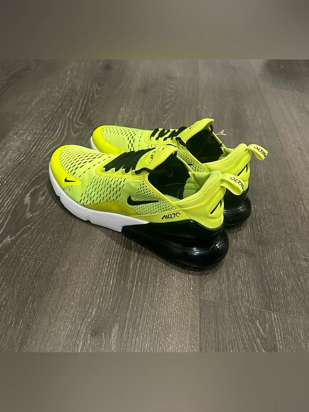 Nike Air Max 170 Neon Yellow and Black A Sneakers Mens Size 11
